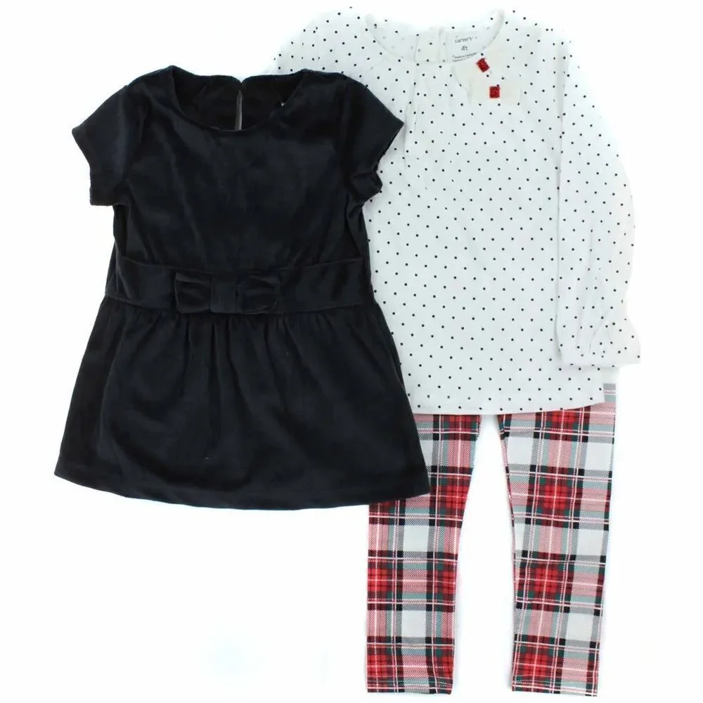 ✨ Carters Toddler Girls 3-Piece Playwear Outfit Set✨